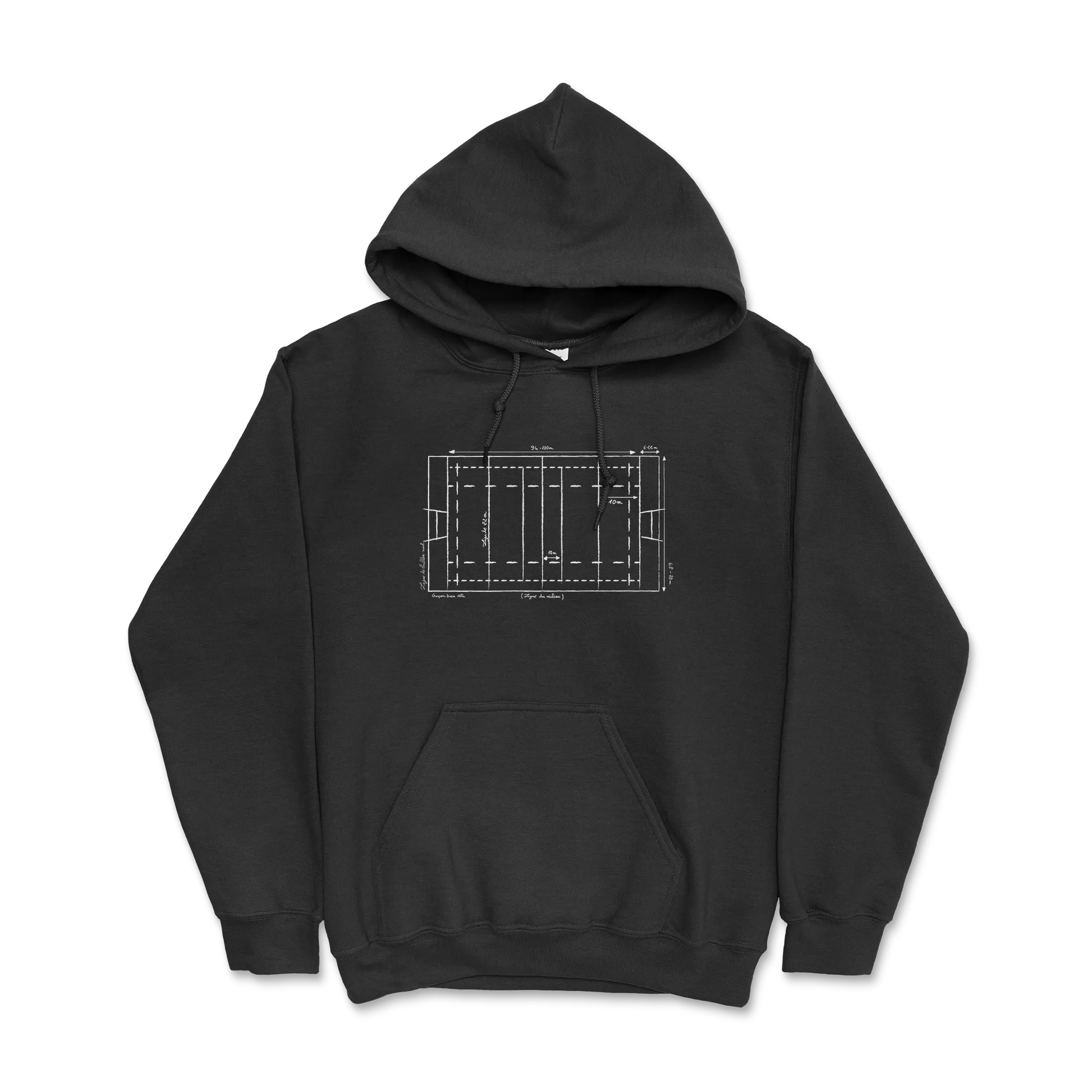 Hoodie Rugby Architecte – Le Terrain en Détails-Garçon bien vêtu
