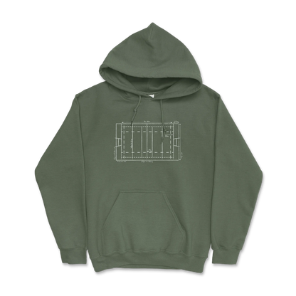 Hoodie Rugby Architecte – Le Terrain en Détails-Garçon bien vêtu