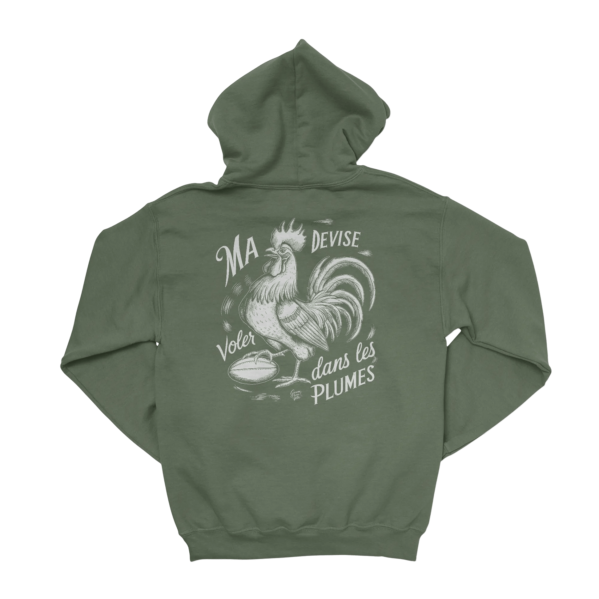 Hoodie Rugby Devise - Voler dans les Plumes-Garçon bien vêtu
