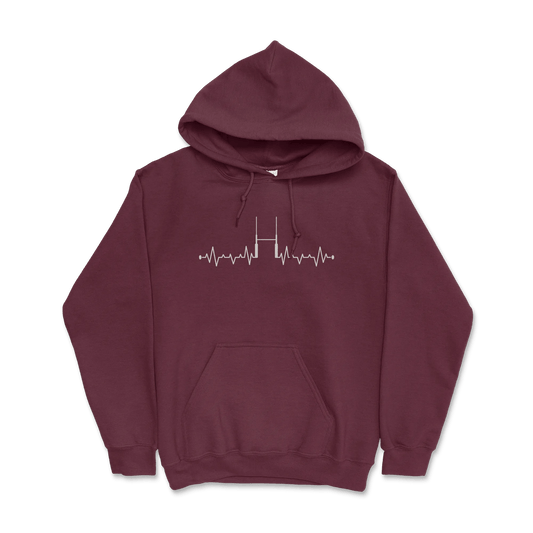 Hoodie Rugby Heartbeat– Rythme du Jeu-Garçon bien vêtu
