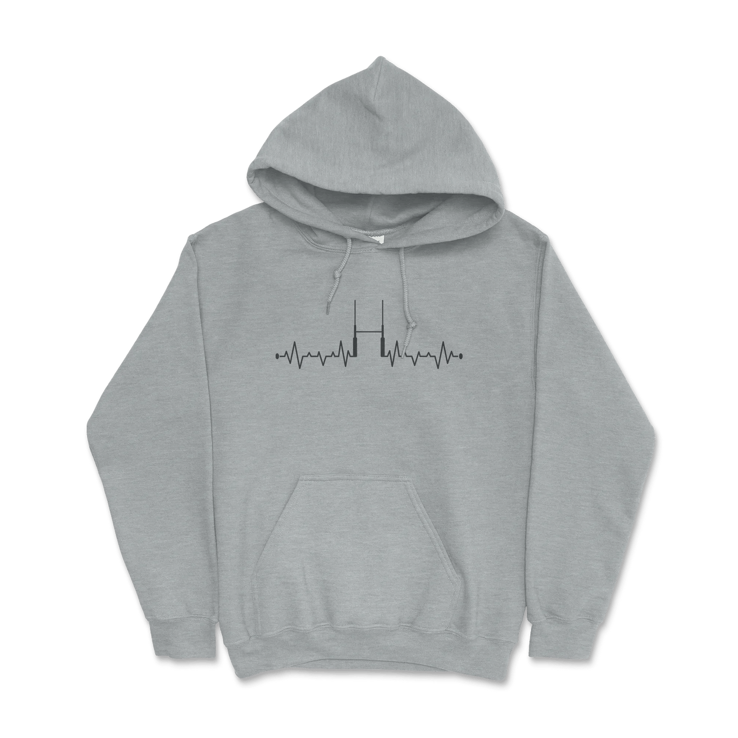 Hoodie Rugby Heartbeat– Rythme du Jeu-Garçon bien vêtu