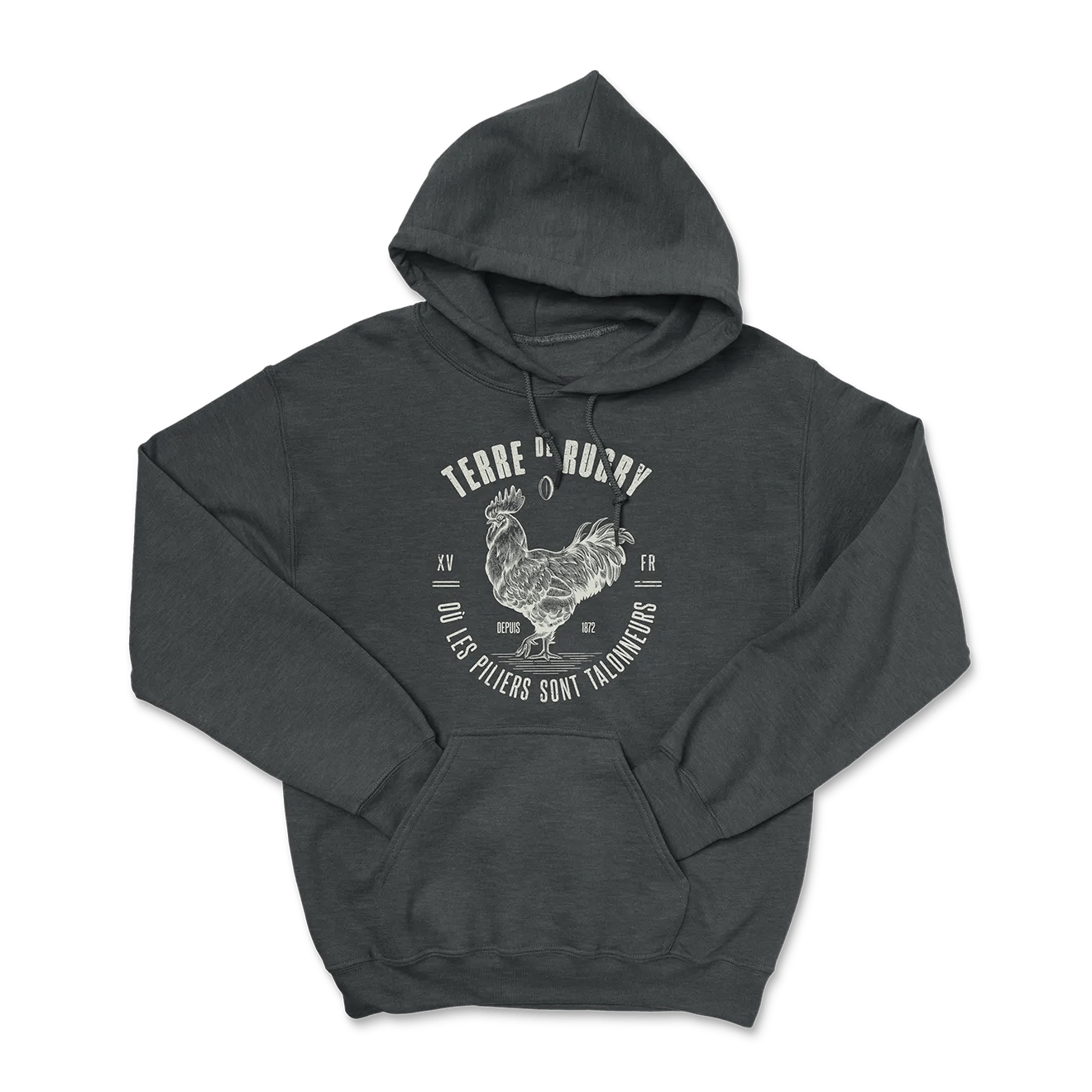 Hoodie Rugby Héritage - Terre De Rugby-Garçon bien vêtu