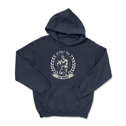 Hoodie Rugby - Je Peux Pas, J'ai Rugby-Garçon bien vêtu