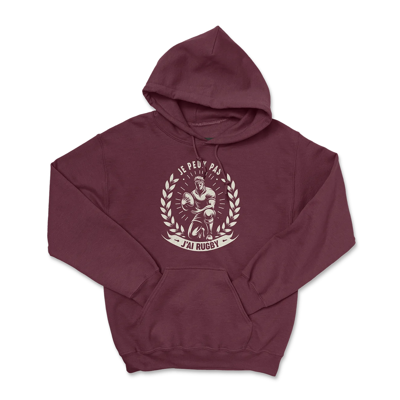 Hoodie Rugby - Je Peux Pas, J'ai Rugby-Garçon bien vêtu