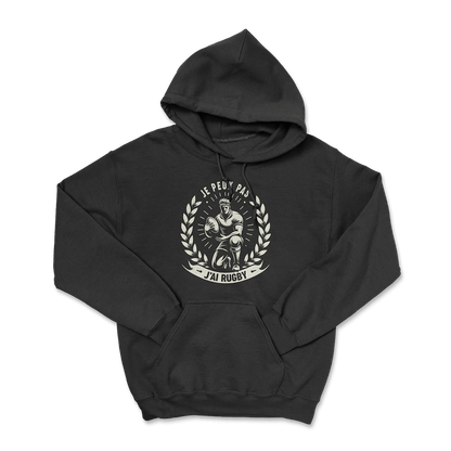 Hoodie Rugby - Je Peux Pas, J'ai Rugby-Garçon bien vêtu