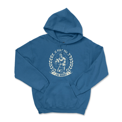 Hoodie Rugby - Je Peux Pas, J'ai Rugby-Garçon bien vêtu