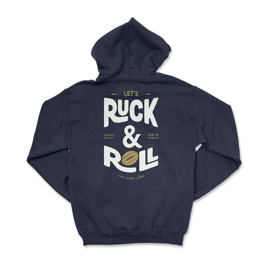Hoodie Rugby Ruck - Let's Ruck and Roll-Garçon bien vêtu