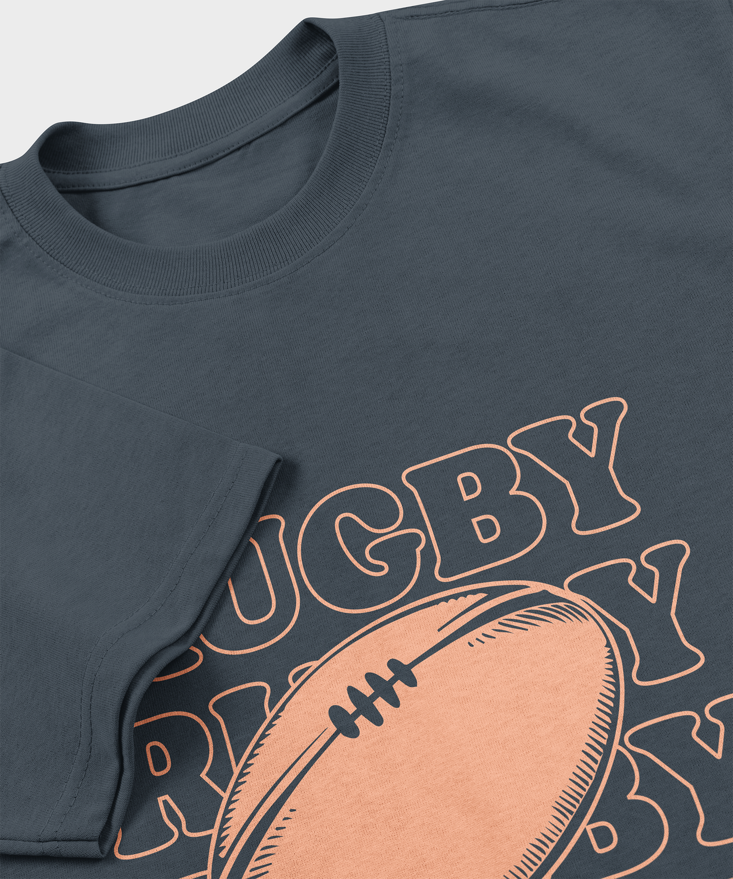 T-shirt Rugby Essentiel – Style Minimaliste & Ovale