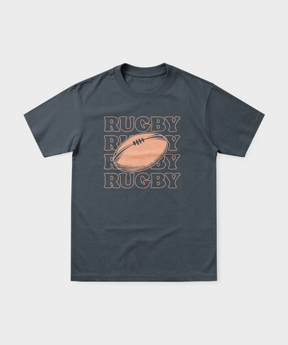 T-shirt Rugby Essentiel – Style Minimaliste & Ovale