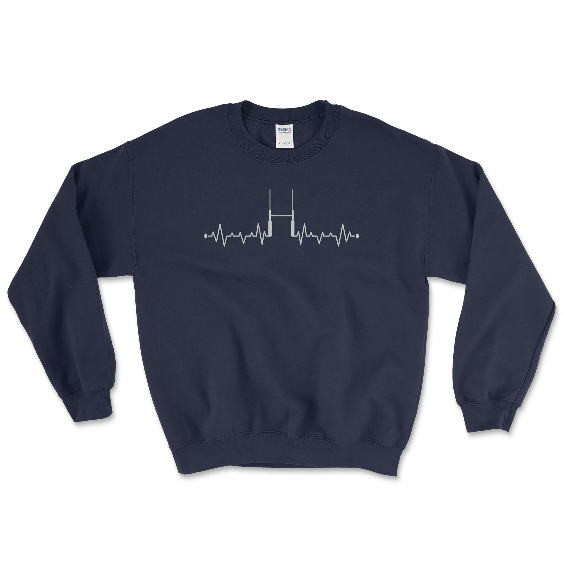 Sweat Rugby Émotion – Cœur de Rugbyman-Garçon bien vêtu