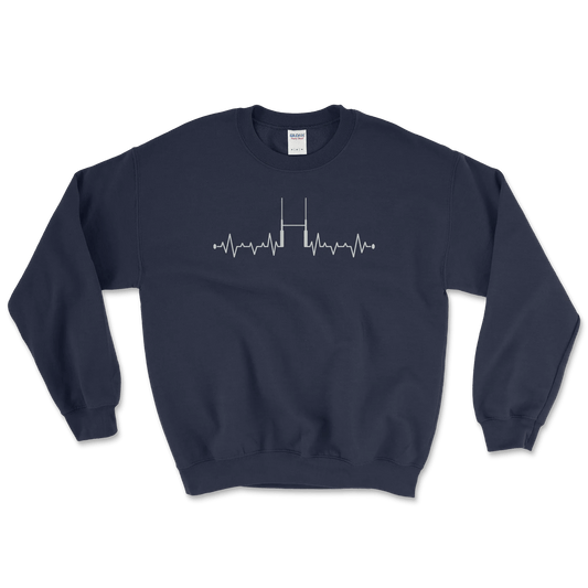 Sweat Rugby Émotion – Cœur de Rugbyman-Garçon bien vêtu