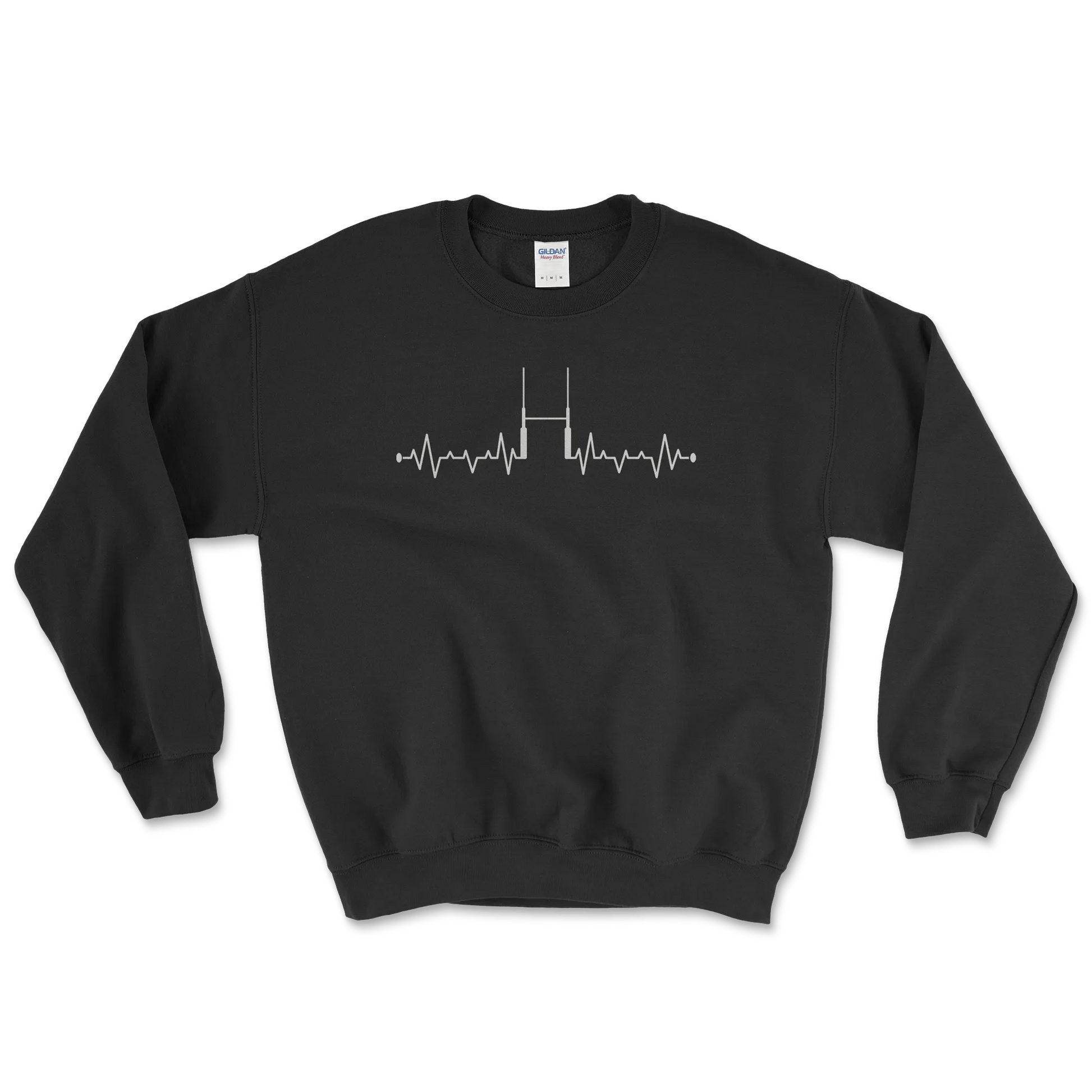Sweat Rugby Émotion – Cœur de Rugbyman-Garçon bien vêtu