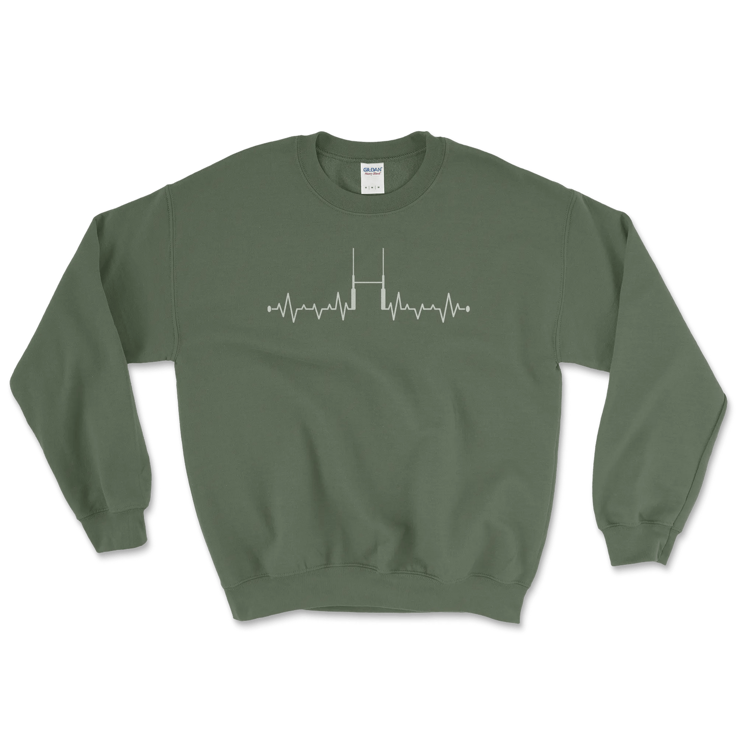 Sweat Rugby Émotion – Cœur de Rugbyman-Garçon bien vêtu