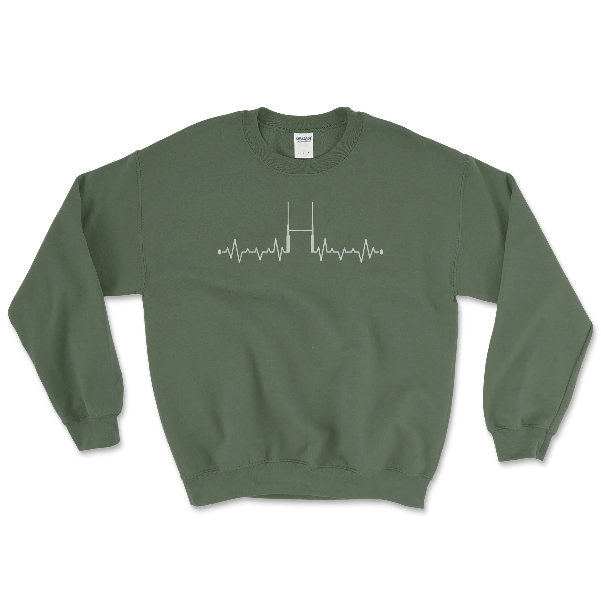 Sweat Rugby Émotion – Cœur de Rugbyman-Garçon bien vêtu