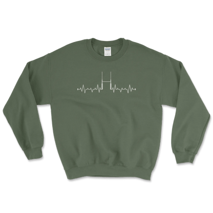 Sweat Rugby Émotion – Cœur de Rugbyman-Garçon bien vêtu
