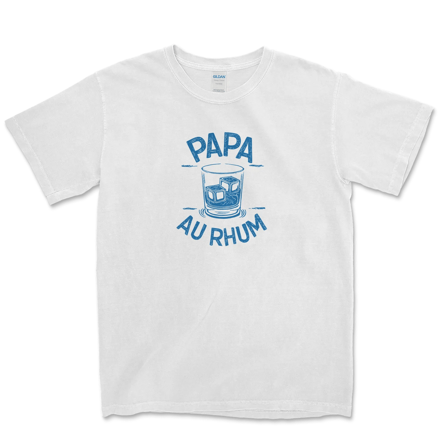 T-Shirt Du Papa au Rhum-Garçon bien vêtu