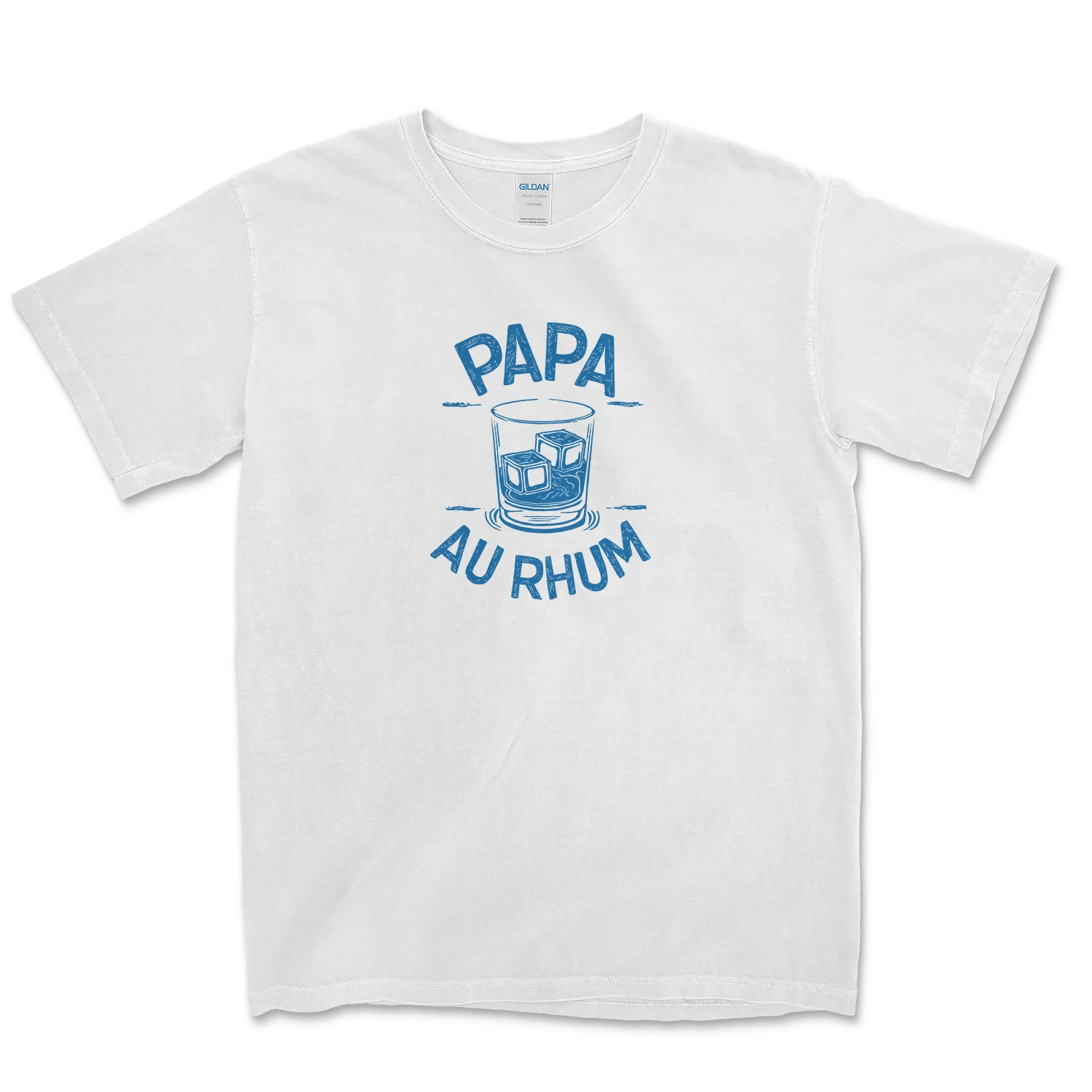 T-Shirt Du Papa au Rhum-Garçon bien vêtu