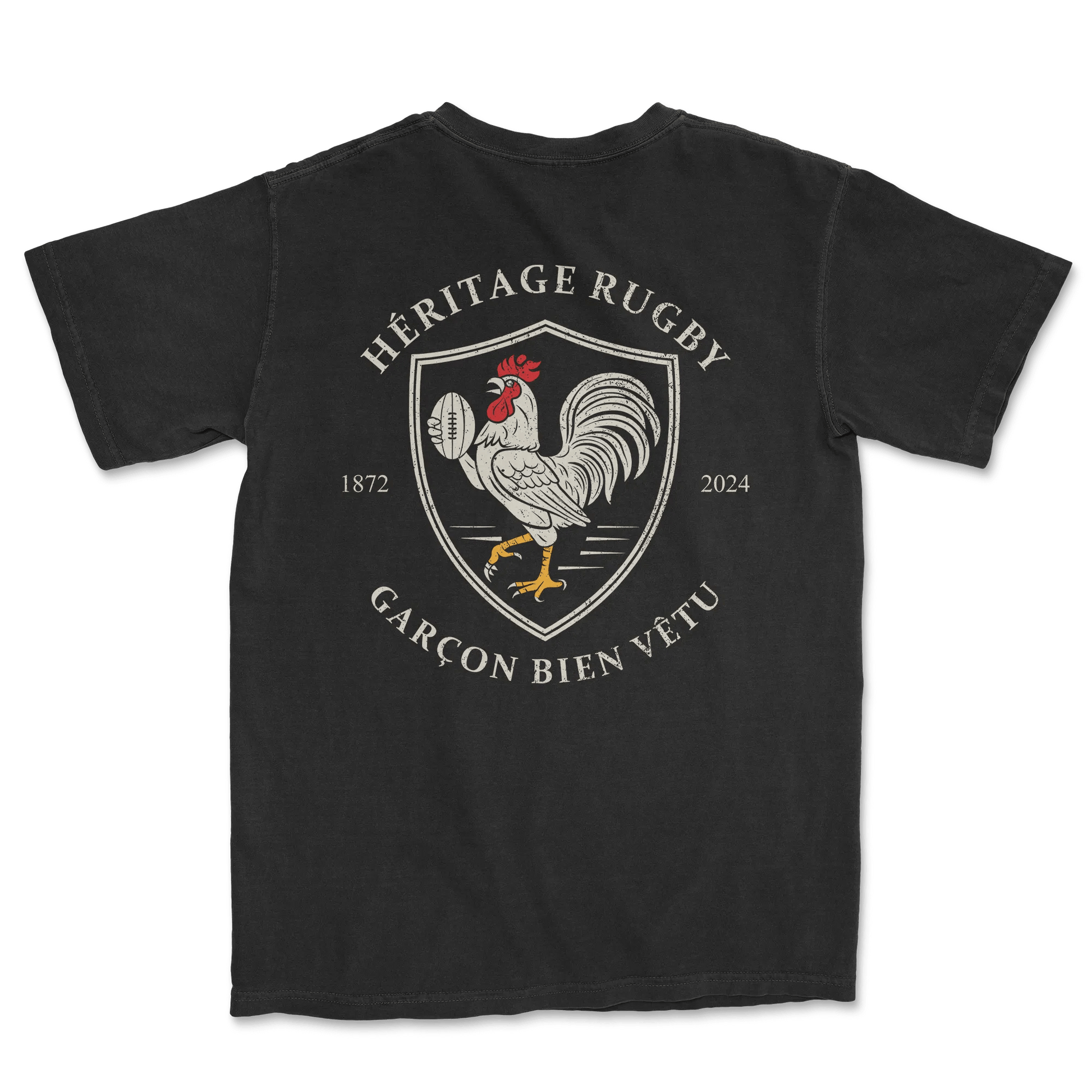 T-shirt Héritage Rugby – Fierté & Tradition Ovale-Garçon bien vêtu