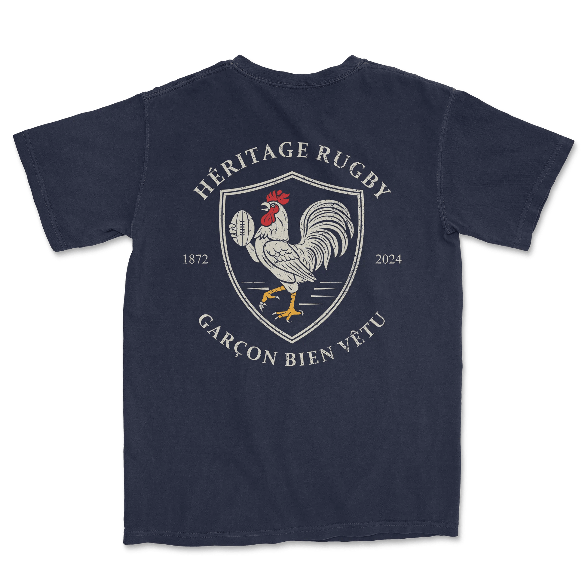 T-shirt Héritage Rugby – Fierté & Tradition Ovale-Garçon bien vêtu