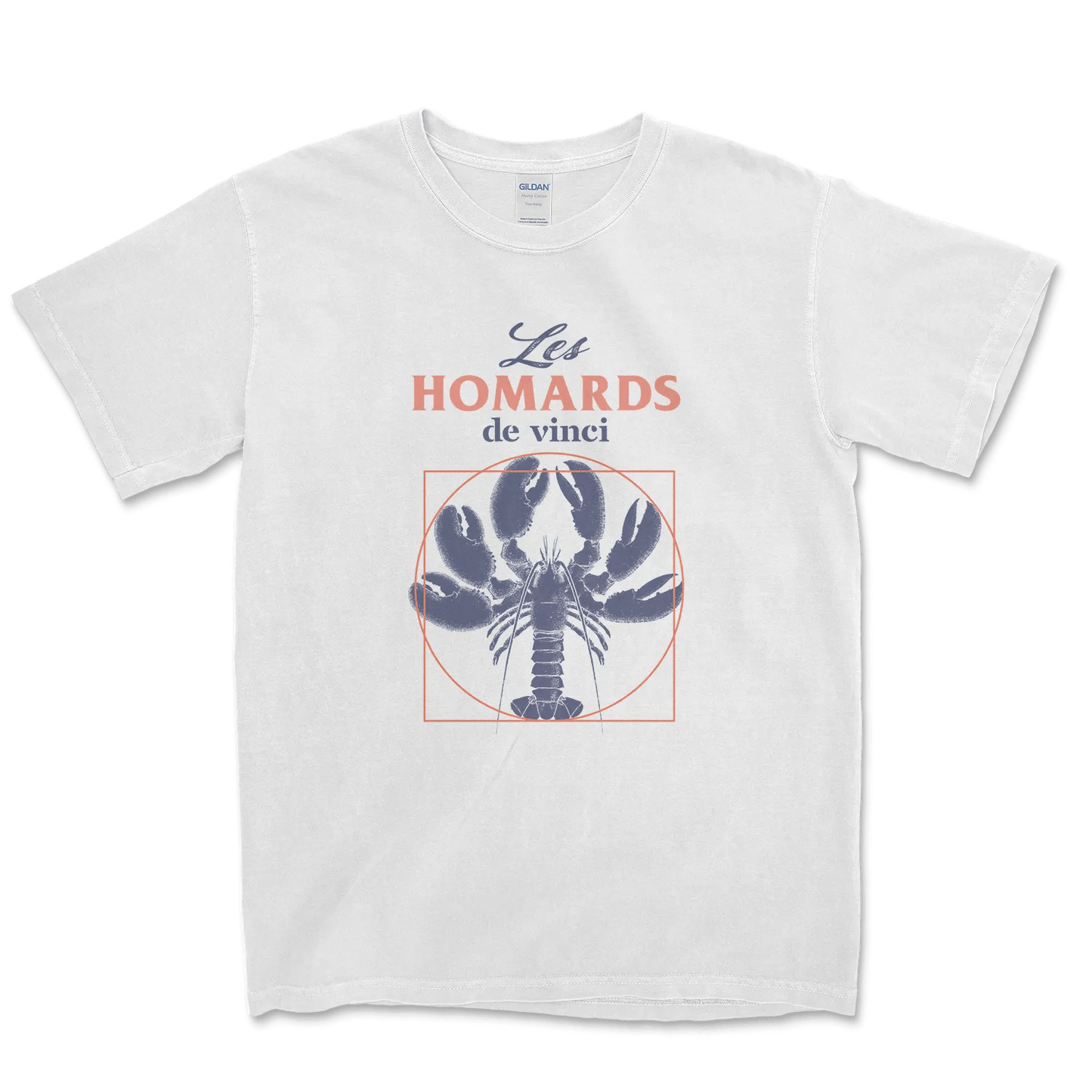 T-Shirt Les Homards de Vinci-Garçon bien vêtu