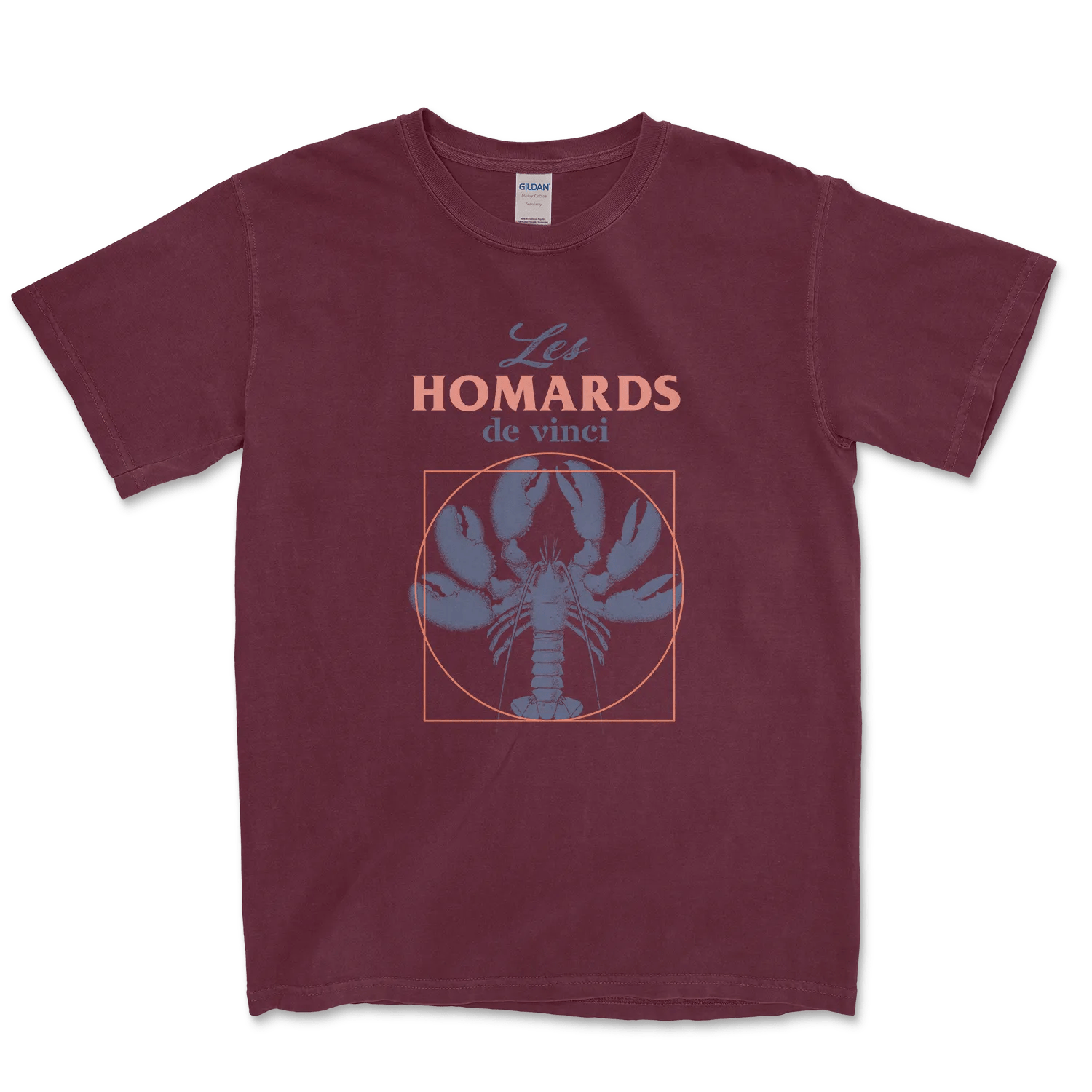 T-Shirt Les Homards de Vinci-Garçon bien vêtu