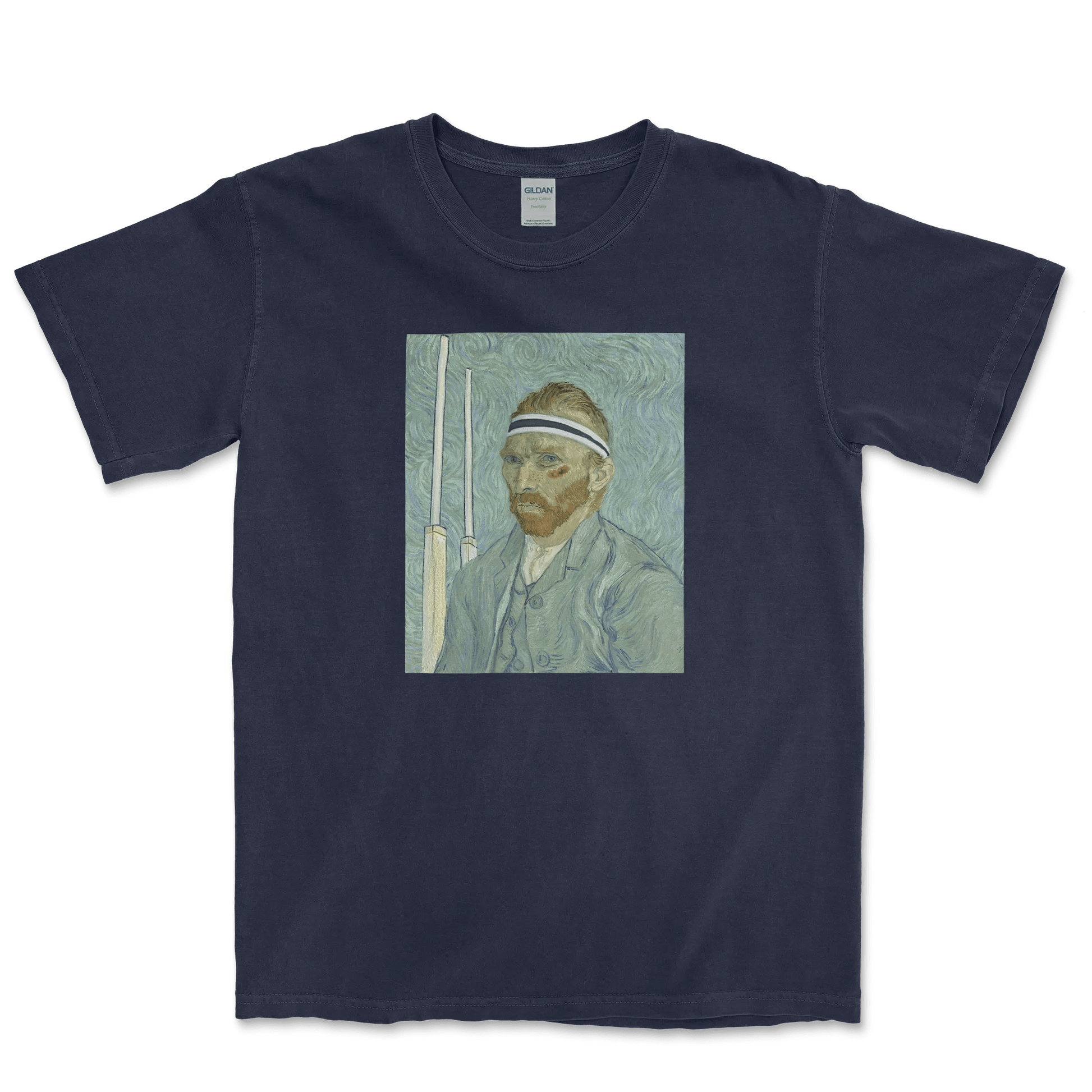 T-shirt Rugby Artistique – Portrait De Rugbyman-Garçon bien vêtu