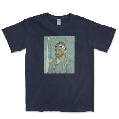 T-shirt Rugby Artistique – Portrait De Rugbyman-Garçon bien vêtu