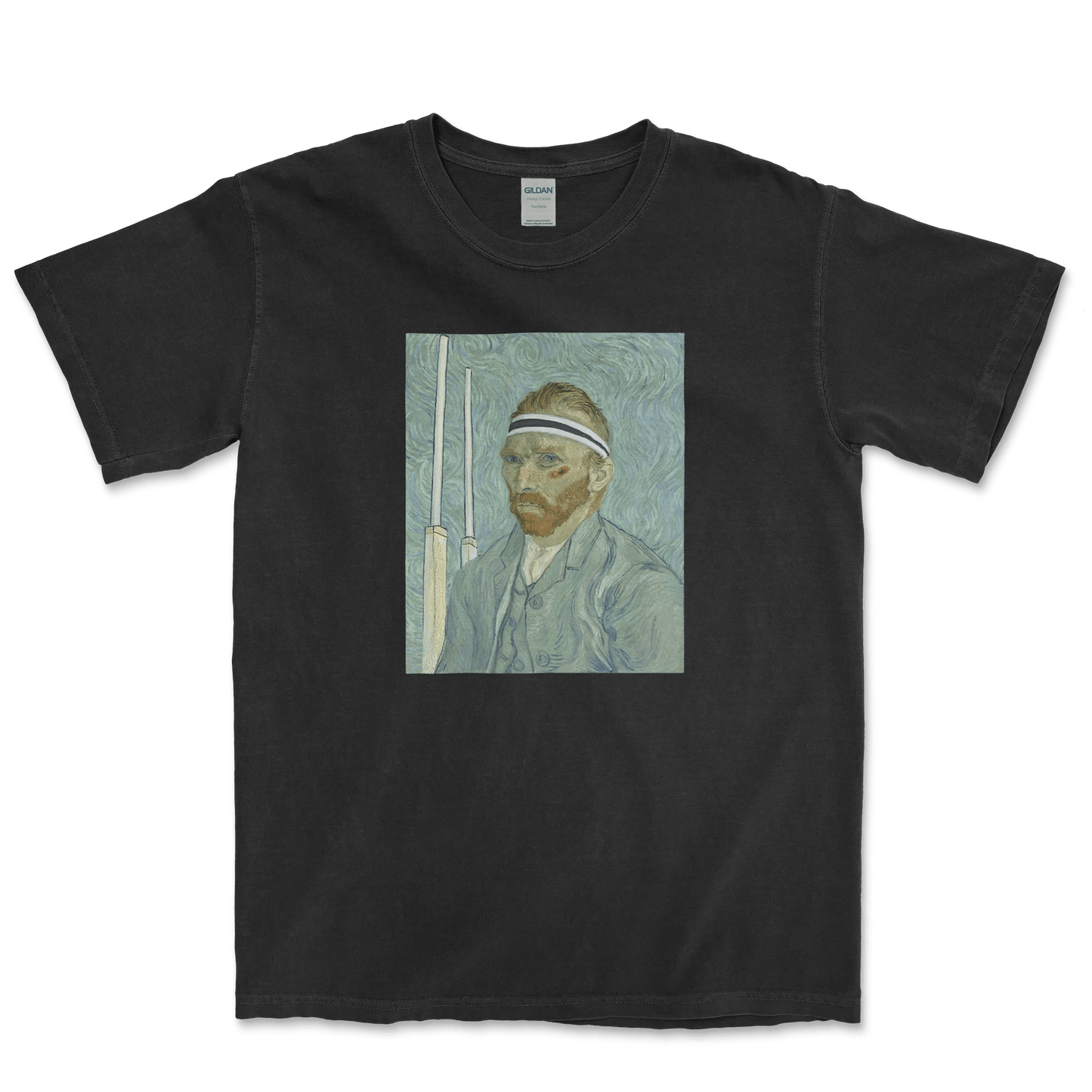 T-shirt Rugby Artistique – Portrait De Rugbyman-Garçon bien vêtu