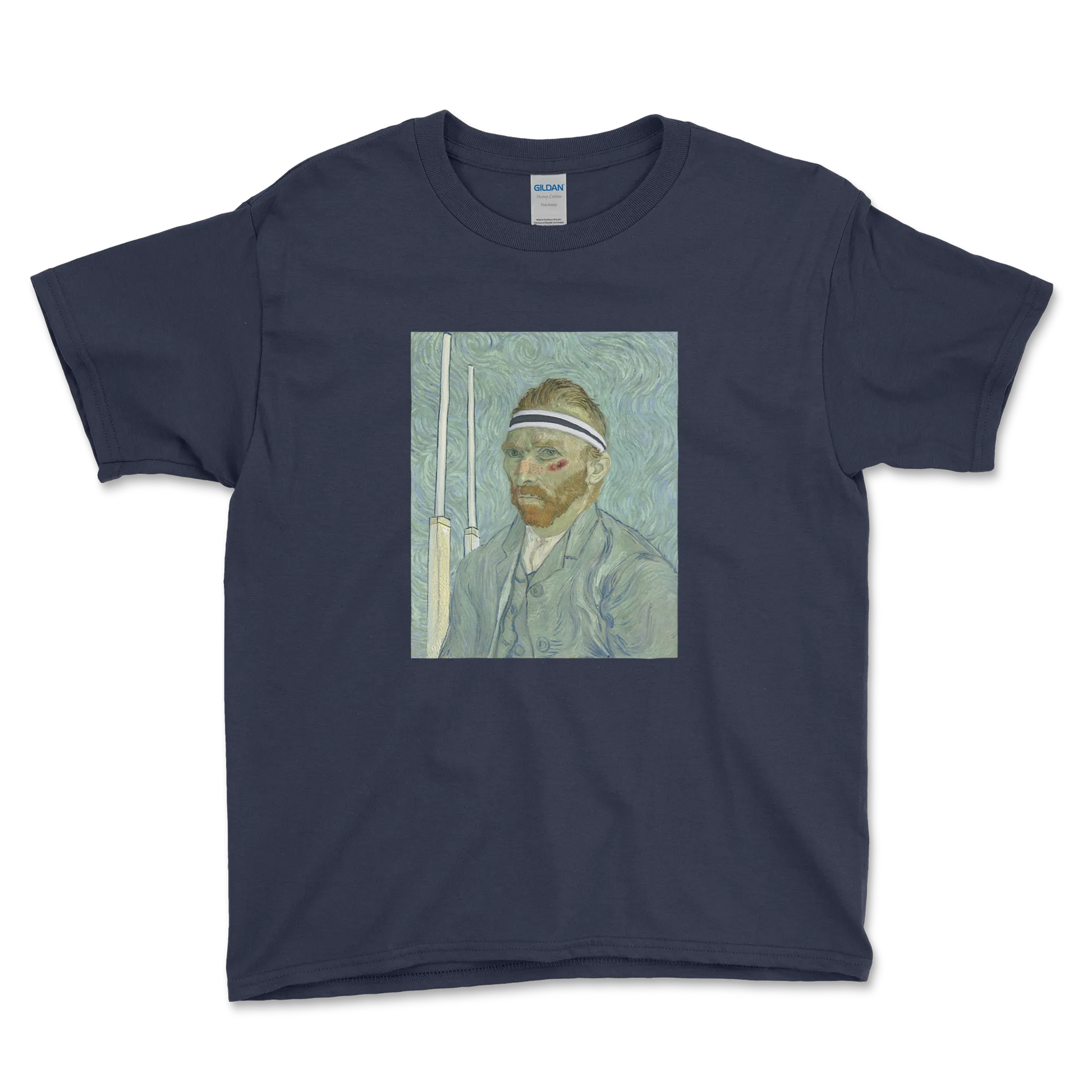 T-shirt Rugby Enfant Artistique – Portrait De Rugbyman-Garçon bien vêtu