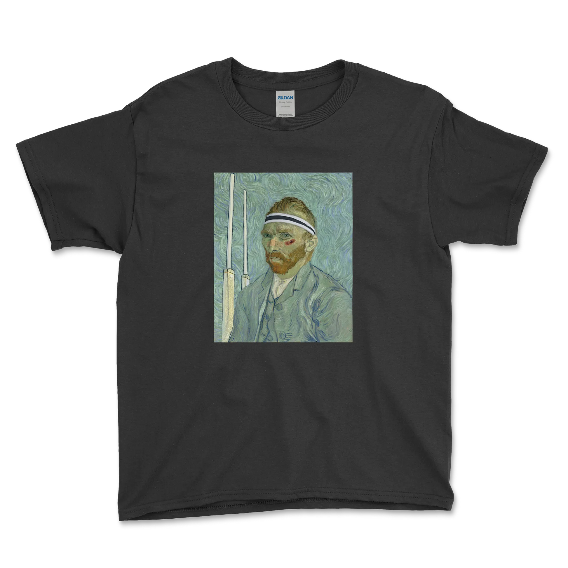T-shirt Rugby Enfant Artistique – Portrait De Rugbyman-Garçon bien vêtu