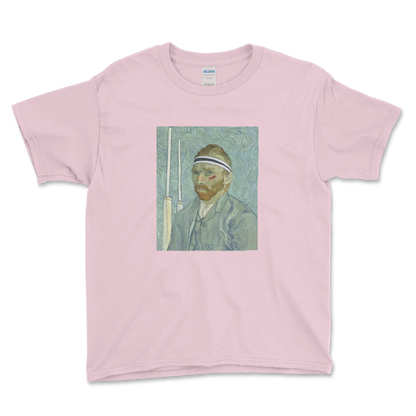T-shirt Rugby Enfant Artistique – Portrait De Rugbyman-Garçon bien vêtu