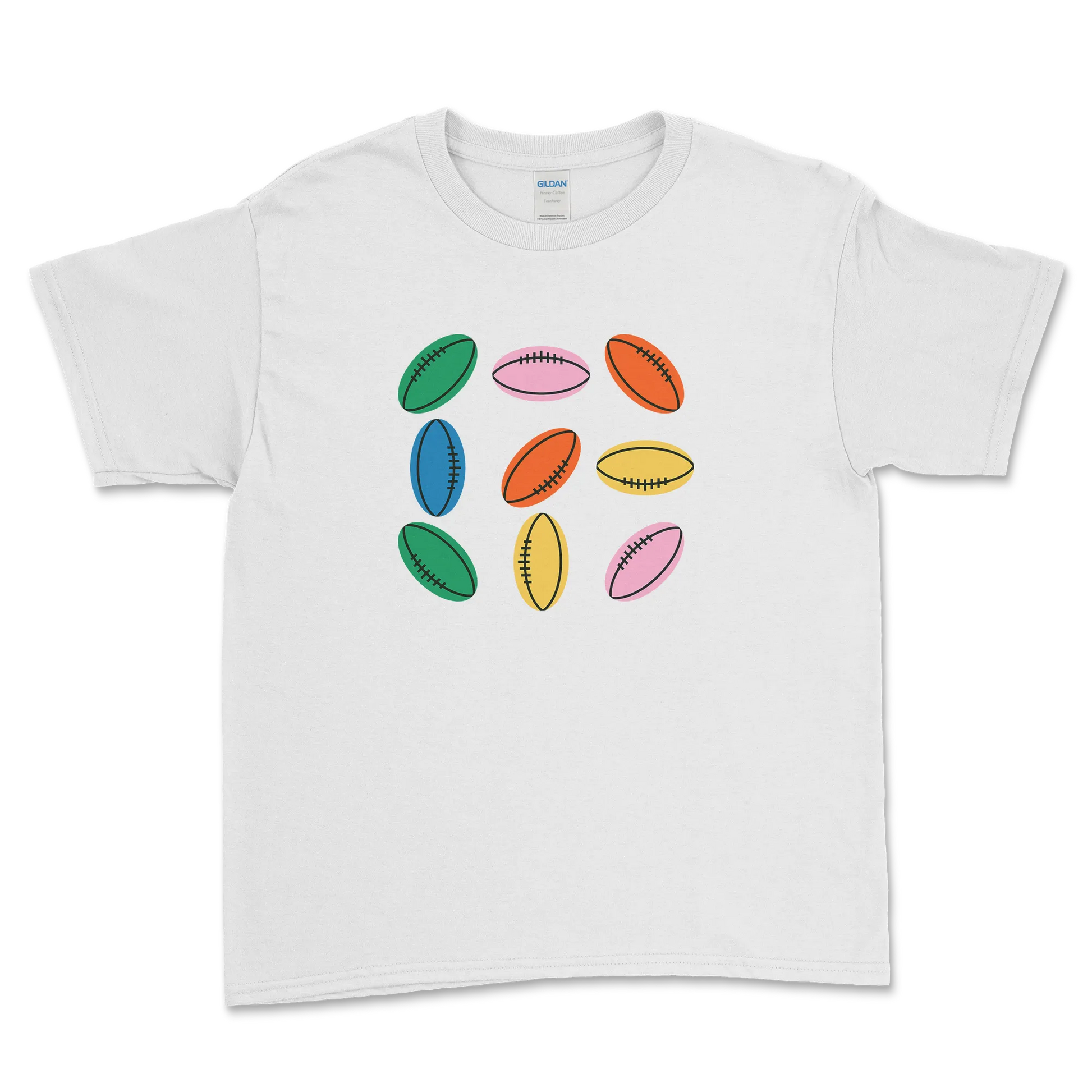 T-shirt Rugby Enfant – Ballons en Couleurs-Garçon bien vêtu