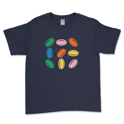 T-shirt Rugby Enfant – Ballons en Couleurs-Garçon bien vêtu