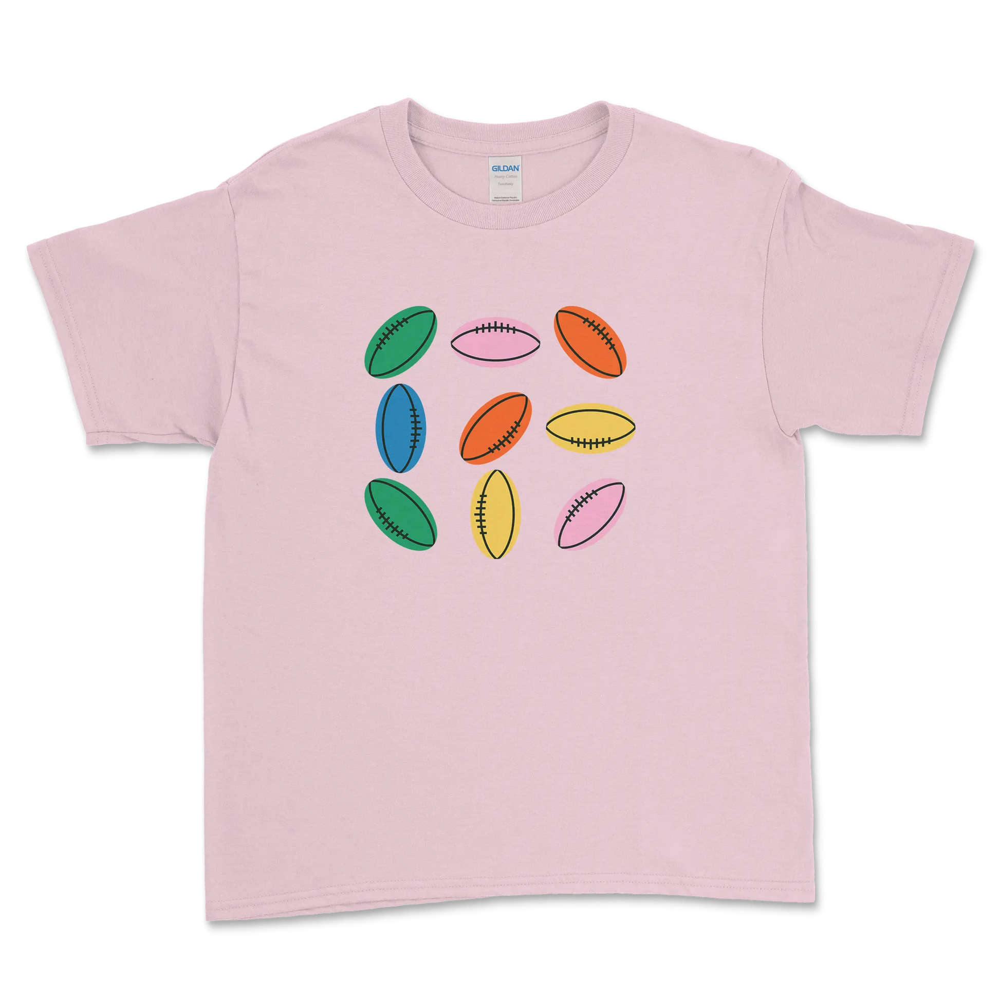 T-shirt Rugby Enfant – Ballons en Couleurs-Garçon bien vêtu
