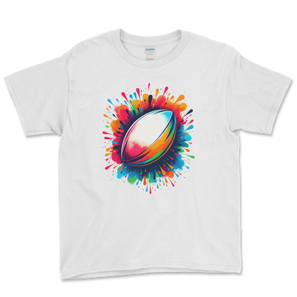 T-shirt Rugby Enfant – Explosion de Couleurs-Garçon bien vêtu