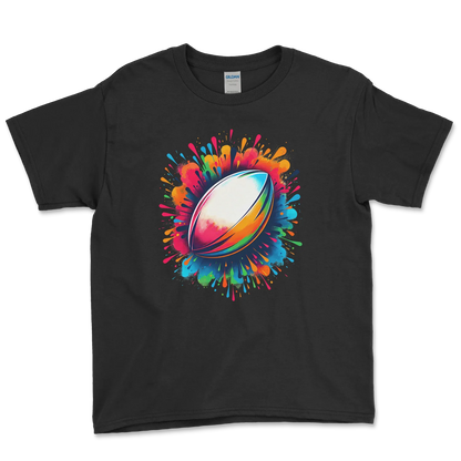T-shirt Rugby Enfant – Explosion de Couleurs-Garçon bien vêtu