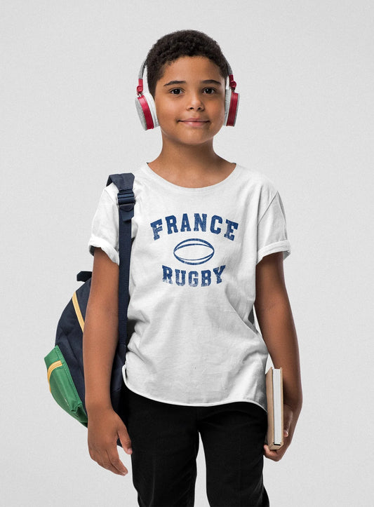 T-shirt Rugby Enfant France Rugby-Garçon bien vêtu