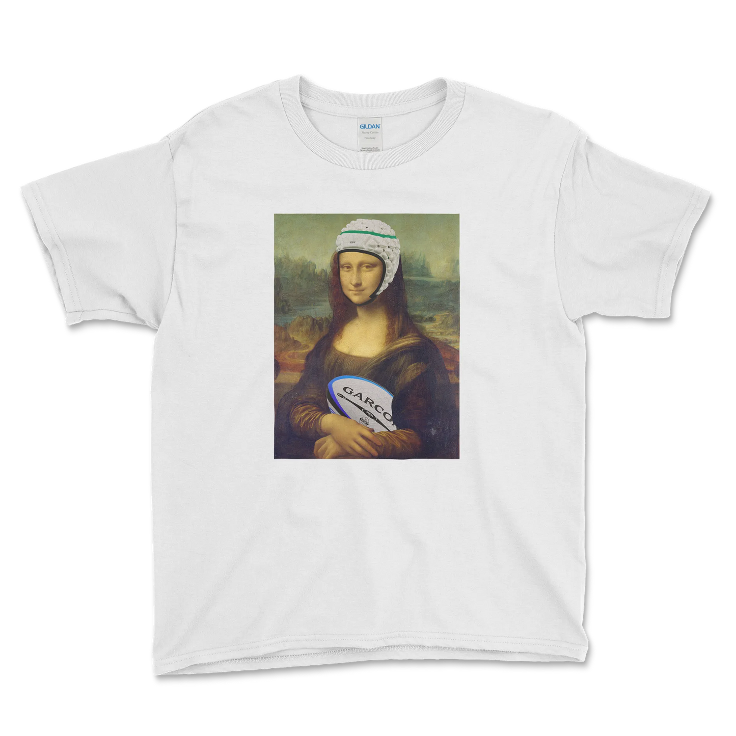 T-shirt Rugby Enfant Iconique – La Joconde du Stade-Garçon bien vêtu