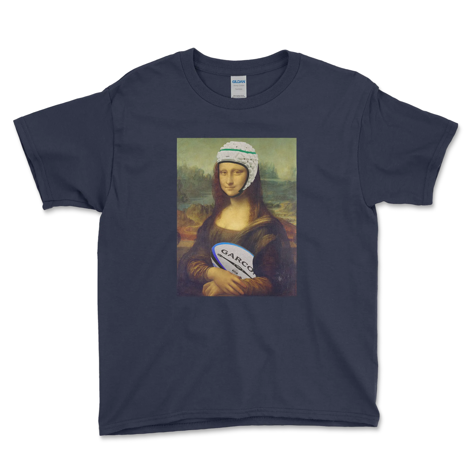 T-shirt Rugby Enfant Iconique – La Joconde du Stade-Garçon bien vêtu