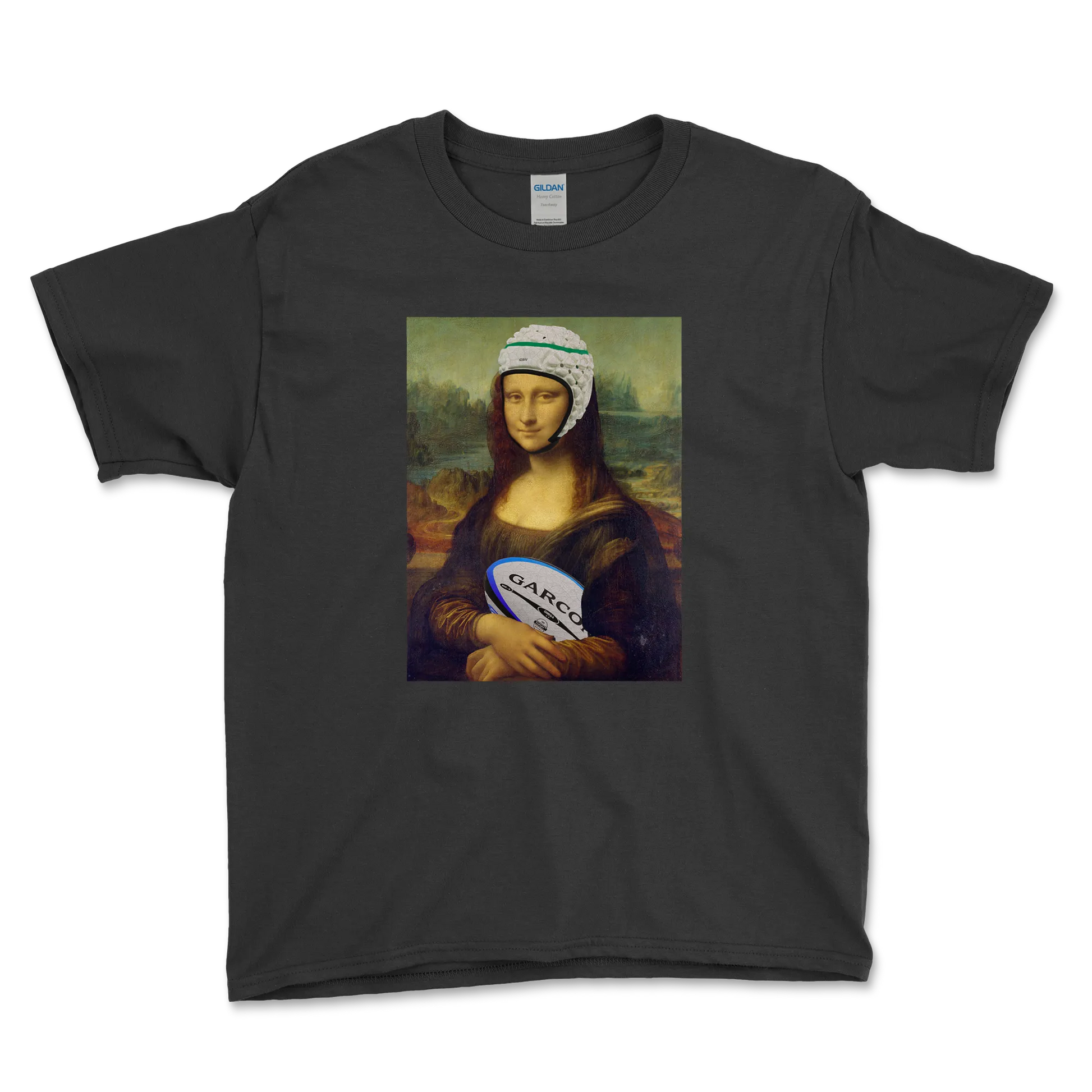 T-shirt Rugby Enfant Iconique – La Joconde du Stade-Garçon bien vêtu