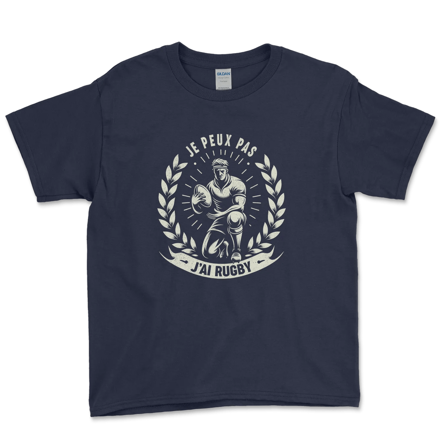 T-shirt Rugby Enfant Je Peux Pas, J'ai Rugby-Garçon bien vêtu