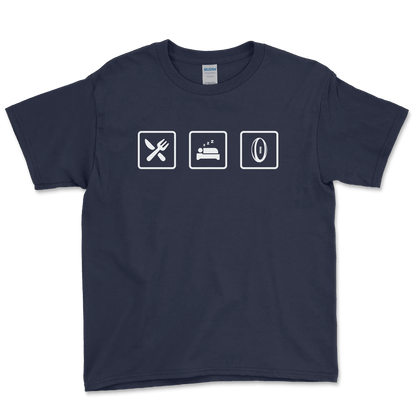 T-shirt Rugby Enfant Lifestyle – Manger, Dormir, Rugby-Garçon bien vêtu