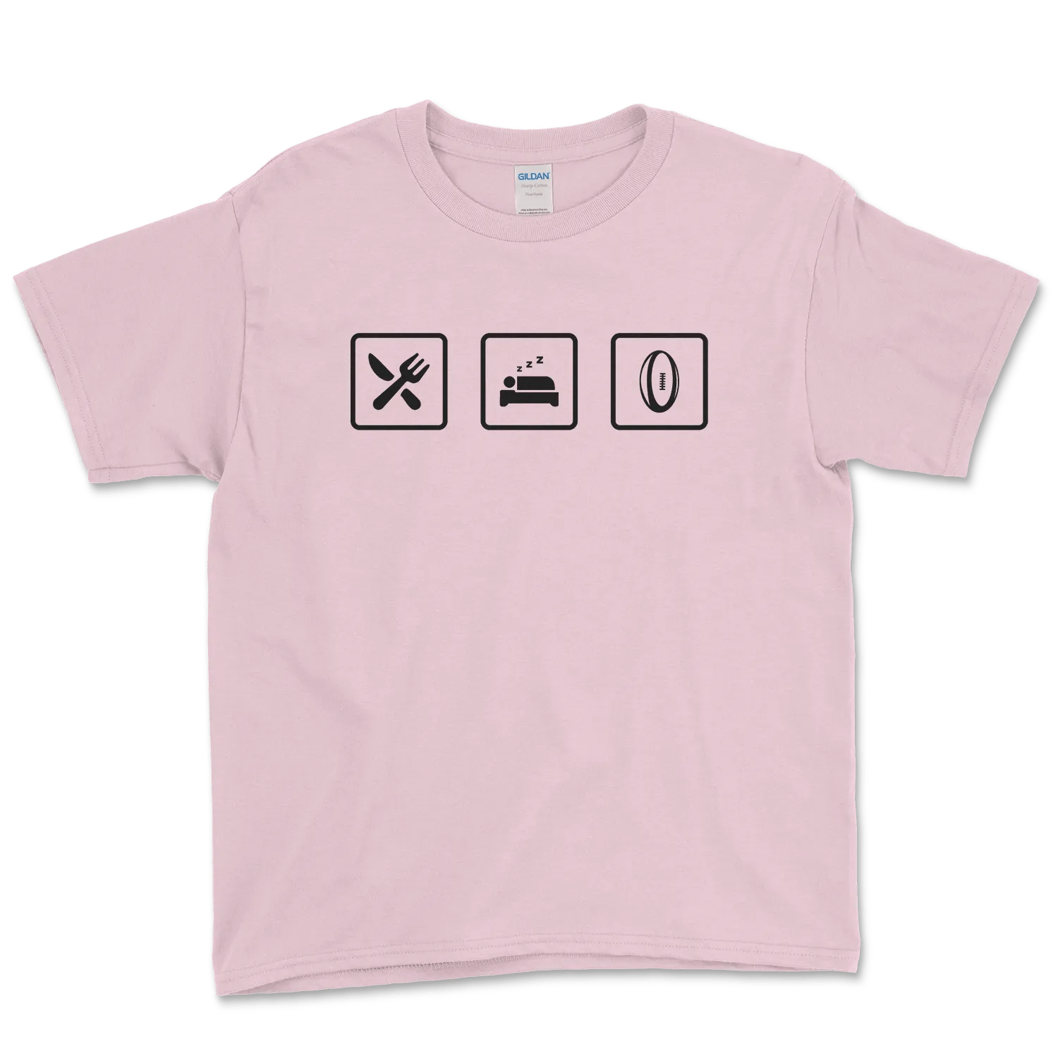 T-shirt Rugby Enfant Lifestyle – Manger, Dormir, Rugby-Garçon bien vêtu