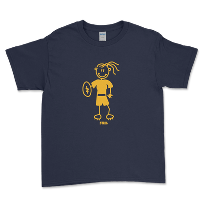 T-shirt Rugby Enfant – Petite Rugbywoman-Garçon bien vêtu
