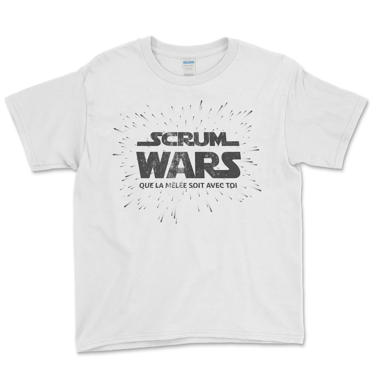 T-shirt Rugby Enfant Pop Culture – Scrum Wars-Garçon bien vêtu