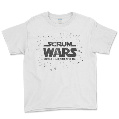 T-shirt Rugby Enfant Pop Culture – Scrum Wars-Garçon bien vêtu