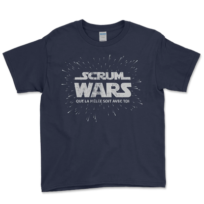 T-shirt Rugby Enfant Pop Culture – Scrum Wars-Garçon bien vêtu