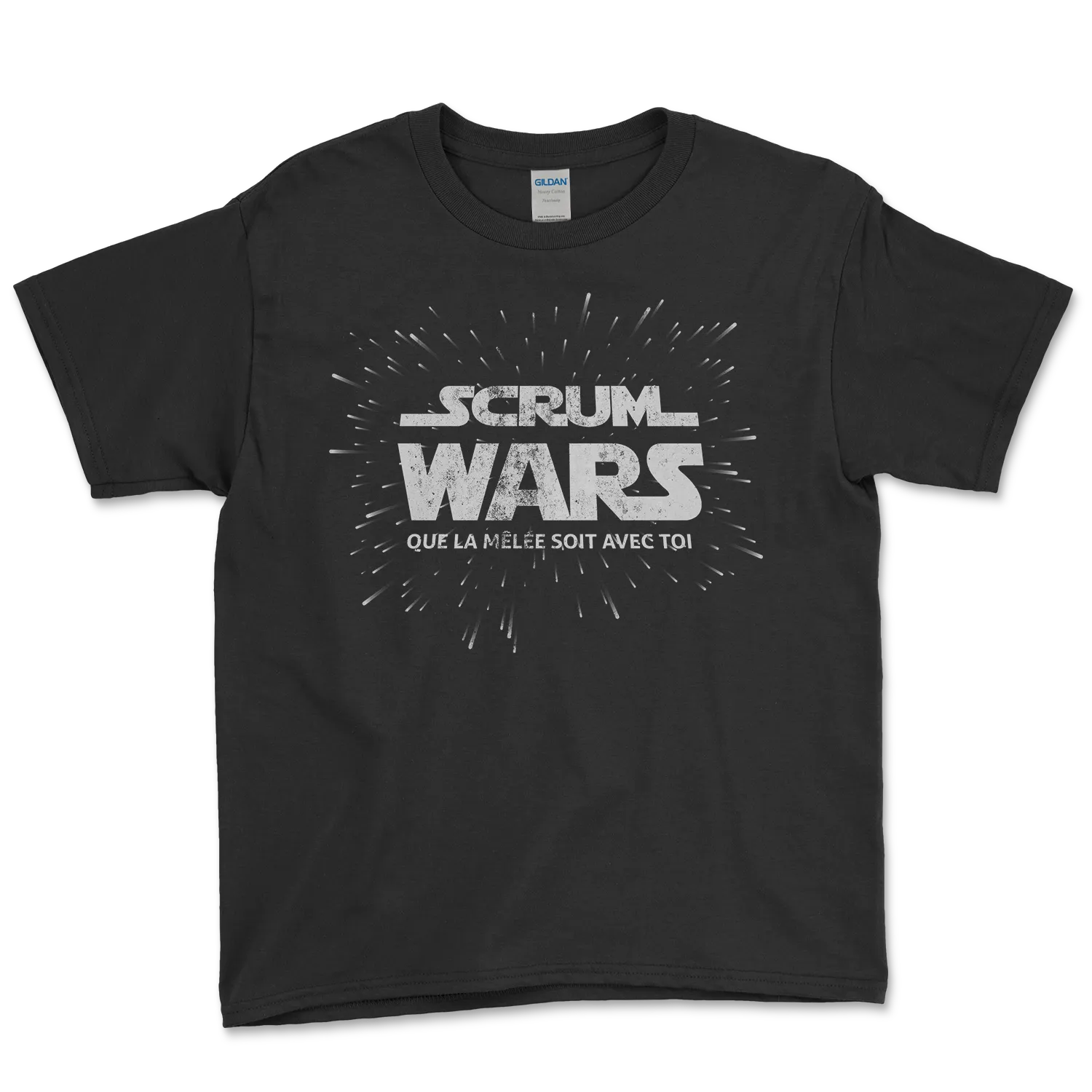 T-shirt Rugby Enfant Pop Culture – Scrum Wars-Garçon bien vêtu