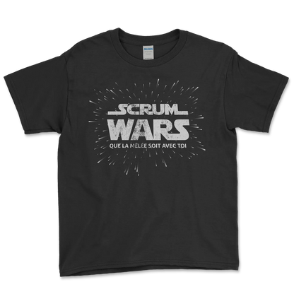T-shirt Rugby Enfant Pop Culture – Scrum Wars-Garçon bien vêtu