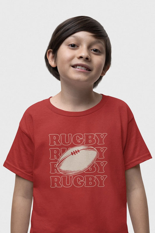 T-shirt Rugby Enfant Rugby-Garçon bien vêtu